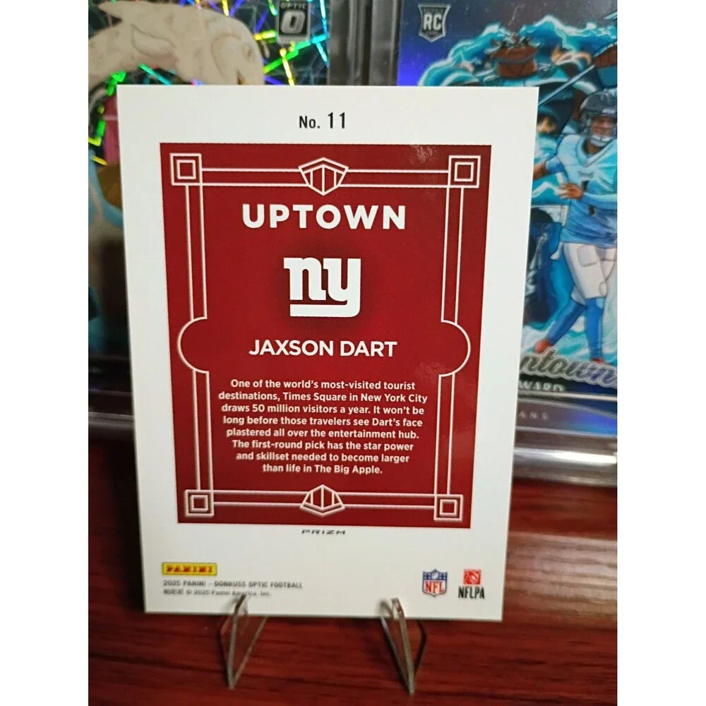 2025 Panini Donruss Optic - Uptowns Jaxson Dart #11 (RC)